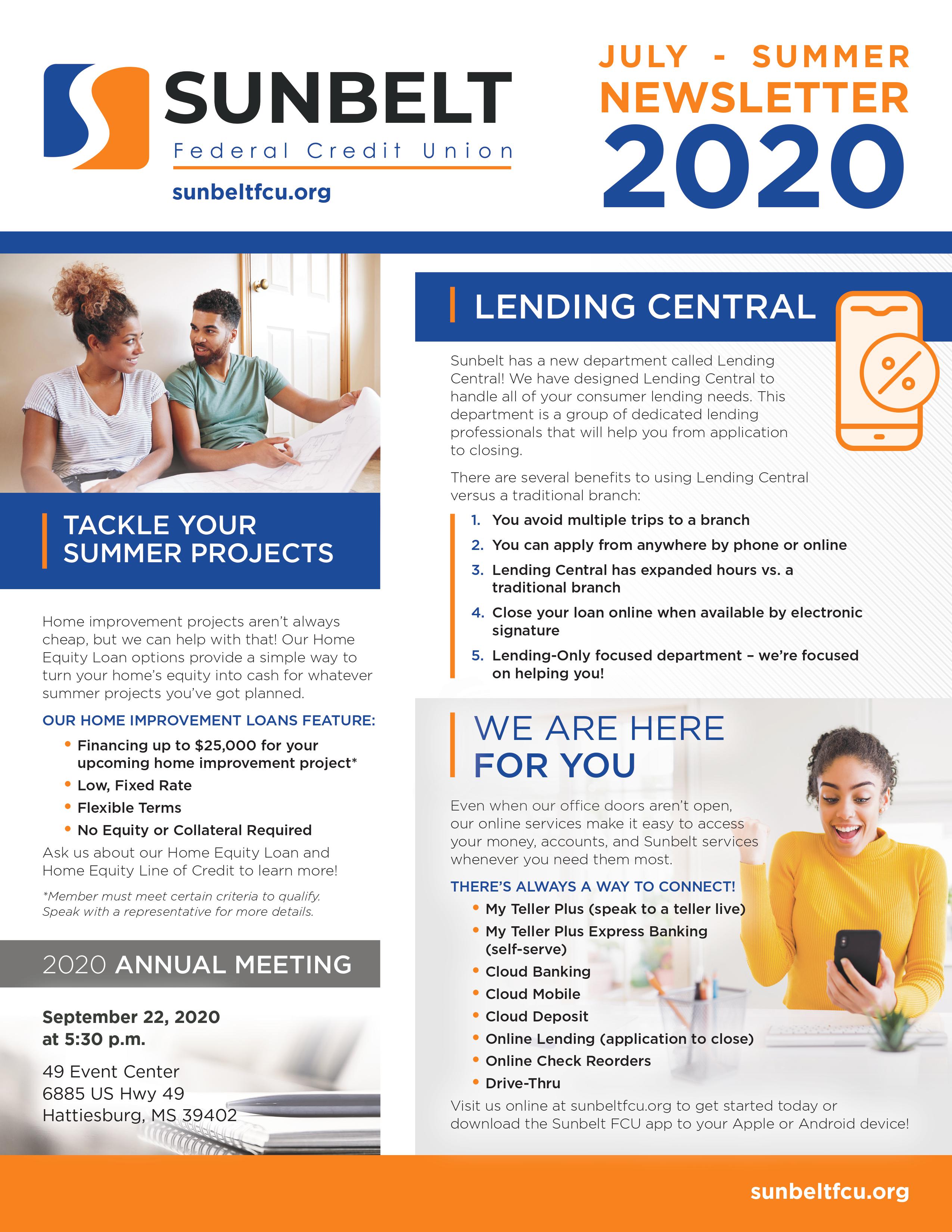 Summer Newsletter page1 