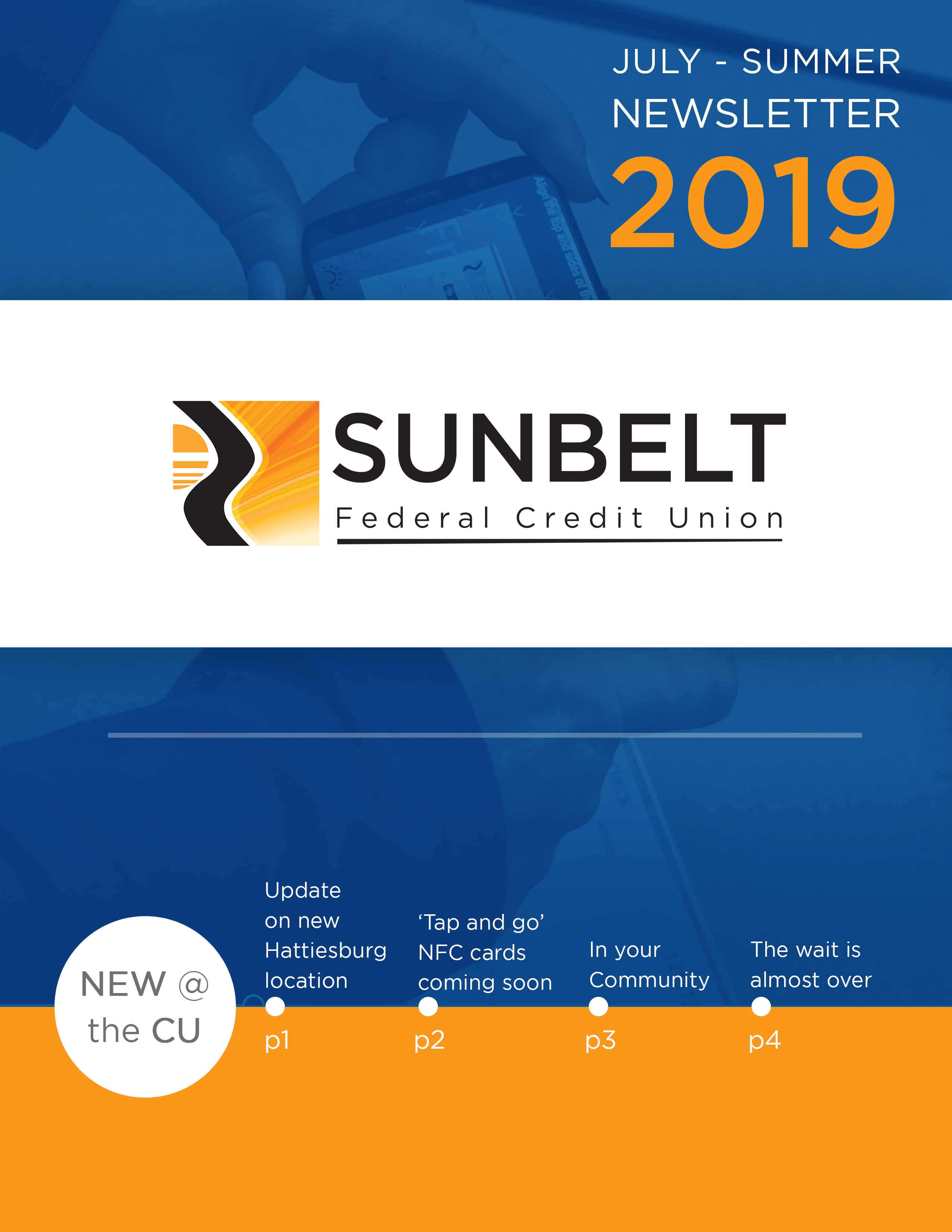 Sunbelt Federal Credit Union July 2019 Newsletter