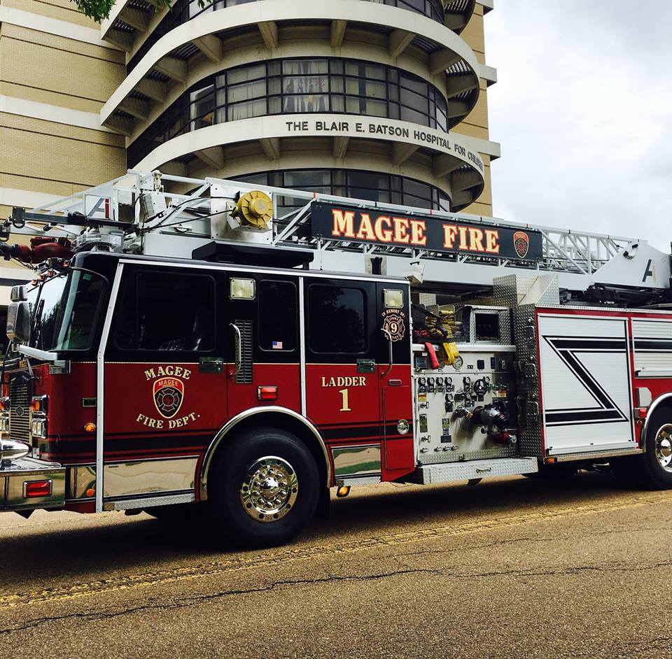 magee mississippi fire truck