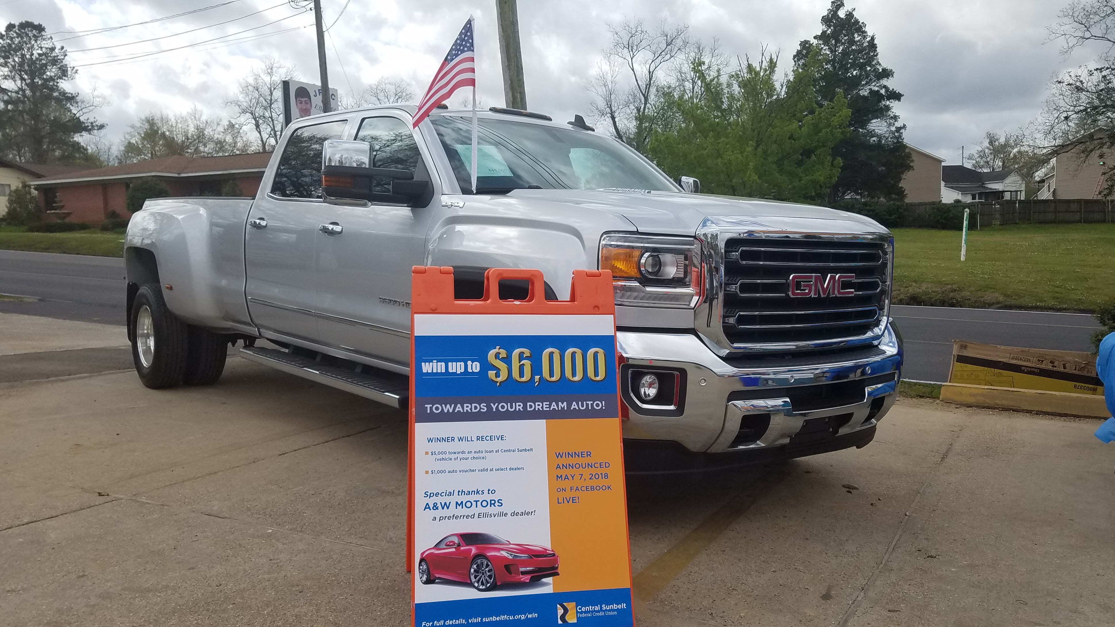 Special thanks to A&W Motors for partnering up for our special auto loan credit giveaway - Ellisville Branch Grand Opening - Central Sunbelt