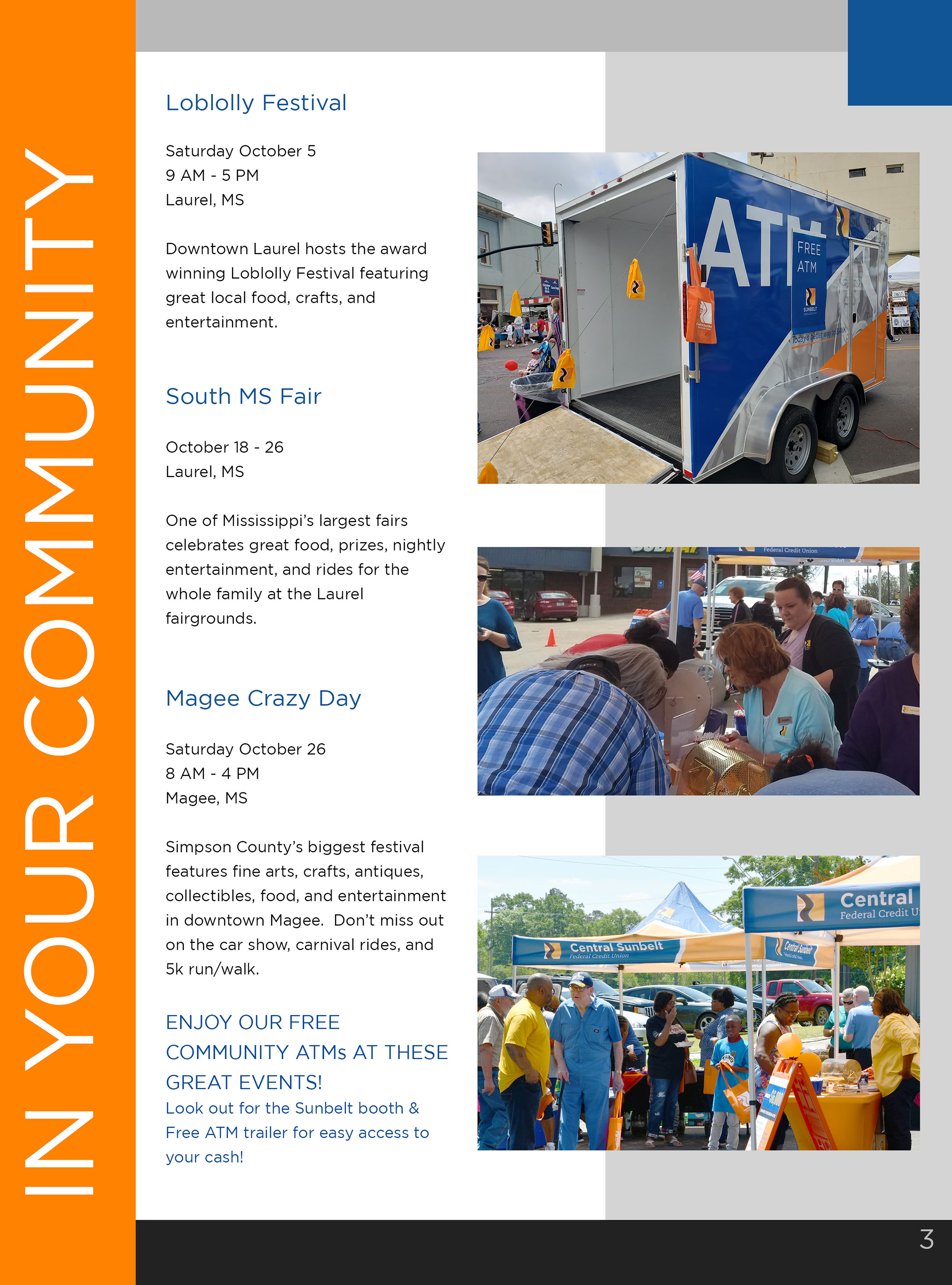 Sunbelt FCU Fall 2019 newsletter